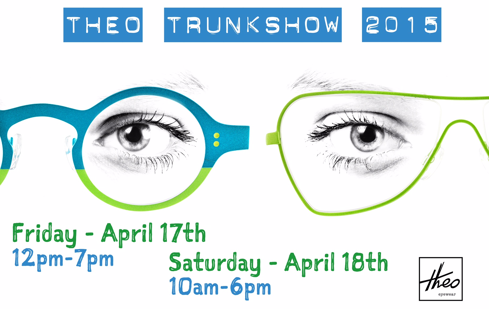 Theo Eyewear of Belgium TRUNKSHOW @ Specs Optical