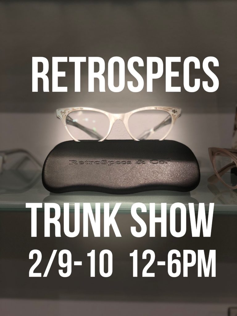 Retrospec Promo Code RetroSpecs Trunk Show - SPECS OPTICAL